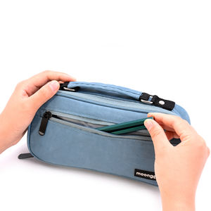 बड़ी क्षमता बहु-कार्य जलरोधी ऑक्फोर्ड जिपर पेन भंडारण मामला सुविधाजनक संगठन के लिए पोर्टेबल हैंडल पेंसिल बैग - Product Image 4