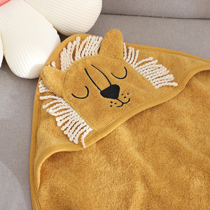 Toalla de Baño para Bebé Ecológica, Ultra Absorbente, Gruesa, Hipoalergénica, de Algodón Suave, Toalla de <span class=keywords><strong>Playa</strong></span>, <span class=keywords><strong>Albornoz</strong></span> para Niños de 0 a 8 Años - Product Image 3