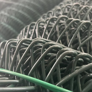 Galvanized Welded Wire Roofing Safety <strong>PVC</strong> <strong>Coated</strong> Aluminum Fence Garden <strong>Chain</strong> Mesh Panel <strong>Link</strong> Fence - Product Image 2