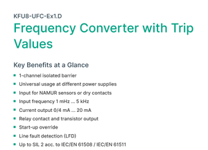 Nuevo y Original Convertidor de Frecuencia P+F con Barrera de Seguridad KFU8-UFC-Ex1.D con Valores de Disparo Aislados - Product Image 4