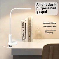 Lampe pratique 10W 2-en-1 LED UV Nail Art Lumière douce avec câble de charge USB en plastique pour bureau et ongles