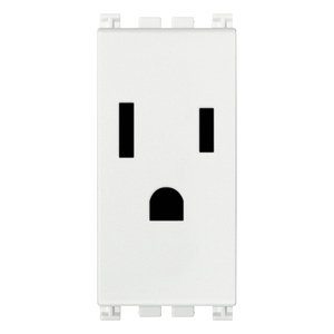 2P+T 15A USA+SASO White <b>Socket</b> With Grounding <b>Plug</b> Outlet For Home Use - Product Image 1
