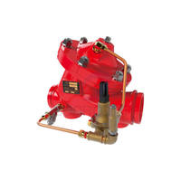 Vanne de réduction de pression à globe rainuré en fonte ductile pour la protection incendie, conforme aux normes UL 1739/NFPA 13/NFPA 14, AWWA C606, ISO 6182