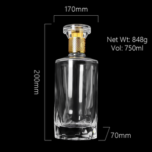 Botellas de Vidrio de 50cl para Brandy, Whisky, Cerveza, Vino de Frutas, Licor, Botella de Vino de 500ml - Product Image 5
