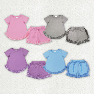 Vestidos de Verano para Niñas Pequeñas, sin Mangas, de Algodón, Largos hasta la Rodilla, con Corte en A y Ribete Festoneado, en Colores Sólidos - Product Image 6