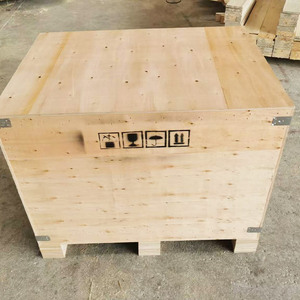 Caisse en bois massif Zhanqing, caisses en bois d'exportation, taille personnalisable, équipement industriel robuste, emballage - Product Image 2