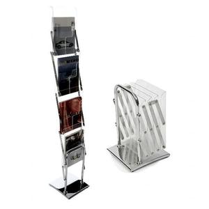 Nhà sản xuất trực tiếp Chrome xách tay Acrylic Brochure chủ kệ trưng bày - Product Image 1