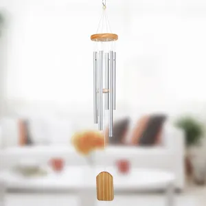 Wholesale Accessories Cute Sublimation Agate Stone Colourful Spinners Custom Unique Outdoor Wind Chimes