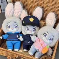 Zootopia peluche mystère Six Styles boîtes aveugles en peluche porte-clés jouet Adorable personnage à collectionner poupées pendentif cadeau Surprise