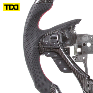 Volante de Fibra de Carbono Real TDD Compatible con ILX TL ZDX 2009 2010 2011 2012 2015 2016 2017 2018 2019 - Product Image 4