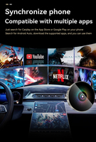Diskon 30% Qualcomm 6225 8GB128GB Youtube Netflix Android Carplay AI Box Adapter untuk Mobil