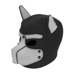 หน้ากากหัวสุนัขสำหรับเต้นรำไนท์คลับชุดปาร์ตี้ฮาโลวีนตลกอุปกรณ์ประกอบฉากสำหรับงานเฉลิมฉลองพร้อมผ้าปิดตา - Product Image 3