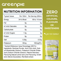 Greenpie Electrolyte Hydration Packets Complément pré-entraînement pour adultes Boisson énergétique saveur limonade Mélange de poudre