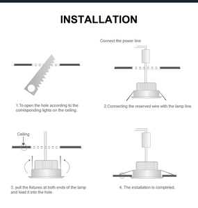 Đèn led âm trần nhôm Ecolux Home, ánh sáng trắng ấm, IP20, 12w, đèn spotlight COB âm trần - Product Image 6
