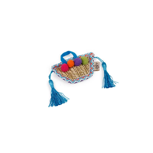 Mascarilla de hierba gatera AFP interactiva para interiores, bolsa de algas tejida a mano, juguete para morder para conejos, gatos y hámsters - Product Image 4