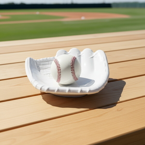 Vassoio in Ceramica a Forma di Guanto da Baseball, Ciotola Creativa per Snack e Contenitore Decorativo - Product Image 1