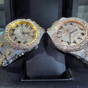 Orologio Automatico in Moissanite di Alta Gamma Personalizzato Orologio Meccanico da <span class=keywords><strong>Uomo</strong></span> OEM Marca di Lusso Hip Hop - Product Image 6