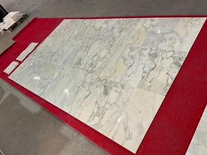 หินอ่อน Calacatta อิตาลีขัดเงาสีขาวผลิตภัณฑ์หินคุณภาพระดับพรีเมียม - Product Image 4