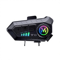 Casque audio Y10 pour casque de moto, étanche, réduction de bruit, stéréo binaural, produit transfrontalier très vendu