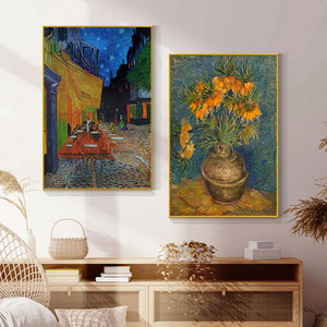 Girasol Vincent <span class=keywords><strong>van</strong></span> <span class=keywords><strong>Gogh</strong></span> 3D pintura <span class=keywords><strong>de</strong></span> pared arte decoración pintura <span class=keywords><strong>de</strong></span> pared decoración del hogar pinturas <span class=keywords><strong>de</strong></span> pared para decoración del hogar - Product Image 3