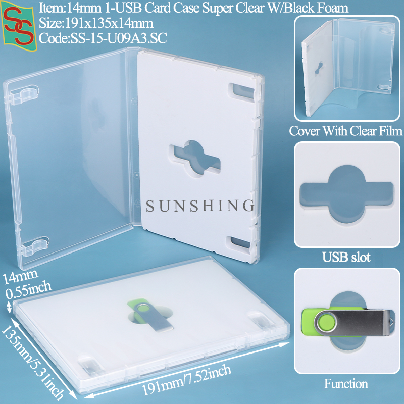 U09A3 1-USB Case W/White Foam