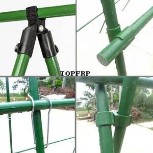 Plastic Coated Steel Pipe Plant Climbing <b>Pole</b> <b>Gardening</b> Bracket Accessories - Product Image 4