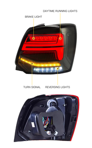 MJ pour Volkswagen VW <span class=keywords><strong>Polo</strong></span> <span class=keywords><strong>5</strong></span> feux arrière 2011 2018 feux arrière mise à niveau des clignotants <span class=keywords><strong>feu</strong></span> arrière LED <span class=keywords><strong>feu</strong></span> arrière - Product Image 3