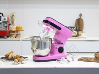 Robot pâtissier électrique 10L 304 pour cuisine, grand écran, 9 vitesses, commande tactile, bol mélangeur, crochet pétrisseur, accessoires
