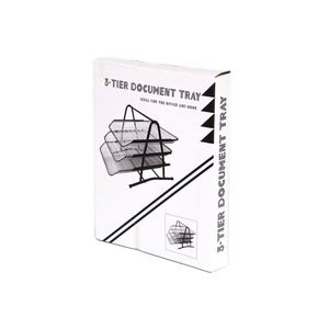 Factory Wholesale Three Layer Four Layer Metal <b>File</b> Tray <b>File</b> Bar Data Sorting <b>A4</b> <b>File</b> Rack Office Desktop Storage Rack - Product Image 4