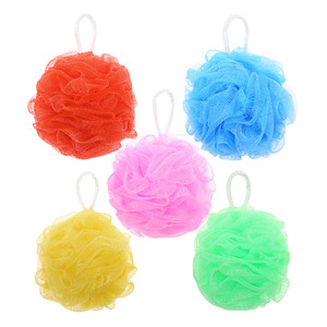 Nouveau Produit Coloré PE Écologique Éponge <span class=keywords><strong>de</strong></span> <span class=keywords><strong>Douche</strong></span> Exfoliante en Maille - Product Image 1