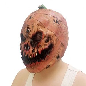 Máscara de Calabaza Terrorífica para Disfraz de Carnaval 2024, Máscaras de Silicona para Halloween, Decoración para Fiestas - Product Image 3