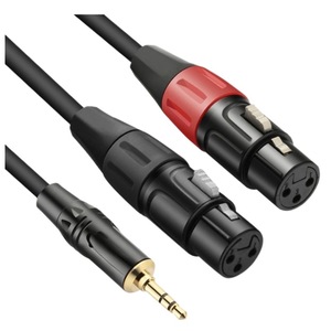 <span class=keywords><strong>Cable</strong></span> Convertidor de Interfaz de Audio Estéreo a Balanceado, de Longitud Personalizada, TRS Macho de 3.5mm a Doble <span class=keywords><strong>XLR</strong></span> Macho - Product Image 4