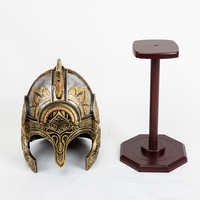 Réplica del Casco del Rey Théoden de El Señor de los Anillos, Accesorio de Cosplay Medieval de Caballería Usable para Fanáticos de la Película, Decoración, Venta al Por Mayor