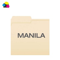 Carpeta de archivos de Manila de 11pt 3 pestañas ecológica 100 piezas por caja Material de papel para escuela/Oficina