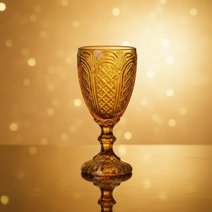 Verres à vin vintage colorés en relief, 10 oz, ensemble de gobelets en verre de couleur unie, gobelets de mariage pour fêtes et restaurants - Product Image 6