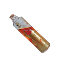 Bouteille de vin vide transparente ronde de 700 ml pour whisky, gin, vodka, liqueur, avec bouchon, pour l'emballage du gin