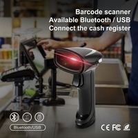 Escáner de Código de Barras Inalámbrico USB de Mano Serie JR05, Resistente a Caídas de 1.5m, Batería de 2000mAh, Lector de Códigos QR para Uso en Almacenes
