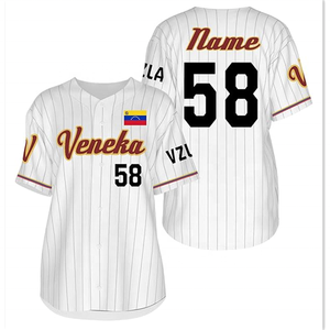 Maillot de baseball du Venezuela pour le World Baseball Classic 2026 - Chemise de baseball pour femme - Product Image 1