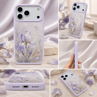 Coque de téléphone magnétique à impression colorée pour iPhone 16 17 18 Pro, plaque vierge pour étui de téléphone, impression UV, personnalisation par vous-même