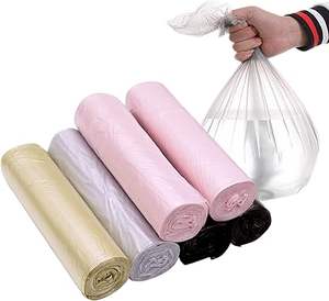 Bolsas de Basura Desechables de Polietileno con Sellado Térmico Pequeño Huamaohengchun para Contenedores de Basura de Oficina y Baño - Product Image 2