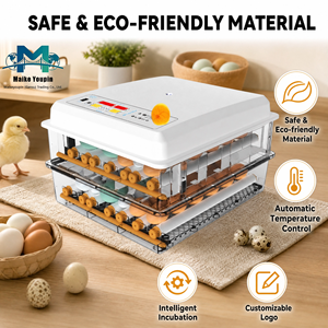 Incubateur automatique pour volailles <span class=keywords><strong>de</strong></span> 120 œufs, double alimentation, contrôle numérique <span class=keywords><strong>de</strong></span> la température, retournement automatique, lumière intégrée, plastique ABS, pour poulets, OEM/ODM - Product Image 4