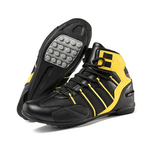 Zapatos de Carreras de Cuero Genuino, Botas de Carreras de Cuero Duraderas y a la Moda, Color y Diseño Personalizados, Zapatos de Carreras de Karts para Adultos - Product Image 1