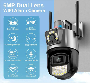 Telecamera Wireless WiFi Esterna Impermeabile SC08 1080P con Visione Notturna e Rilevamento Movimento, Doppia Visuale per Casa e Esterni - Product Image 2