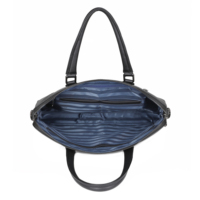 Sac pour ordinateur portable en cuir véritable de haute qualité, sac de bureau classique de luxe noir avec logo personnalisé, sac de transport pour documents professionnels