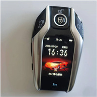 La clé LCD automatique convient à B M W et à d'autres marques de clé de voiture intelligente en alliage de modification de voiture
