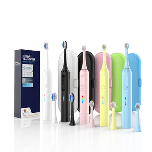 Cepillo de dientes eléctrico sónico personalizado con carga tipo C, cerdas extra suaves, resistente al agua IPX7 para adultos - Product Image 1