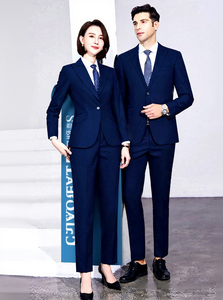 Ensemble de costume en laine sophistiqué à double boutonnage - Tenue formelle italienne anti-froissement pour le bureau, les administrations et les commerciaux XL - Product Image 5