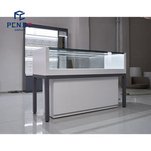 2025 אופטיקה חנות רהיטים זכוכית נשים אופטיקן קישוט ארון משקפי עץ עם מגירה ארון תצוגה זכוכית - Product Image 4