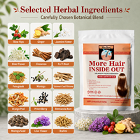 Tisane More Hair Inside Out pour la Soins des Cheveux, Sachets de Thé Faciles à Infuser 5g, 30 Sachets, Jasmin Gingembre, Vente en Gros, Marque Privée, Fabrication en Usine