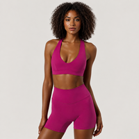 Sujetador Deportivo de Yoga y Fitness para Mujer con Relleno Extraíble, Diseño Push-Up, Transpirable y de Secado Rápido